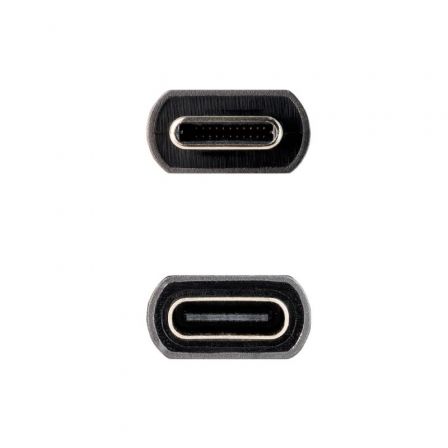 Nanocable Cable Prolongador USB-C 3.2 Gen2x2 20Gbps 1m Negro